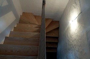 escalier intérieur bois